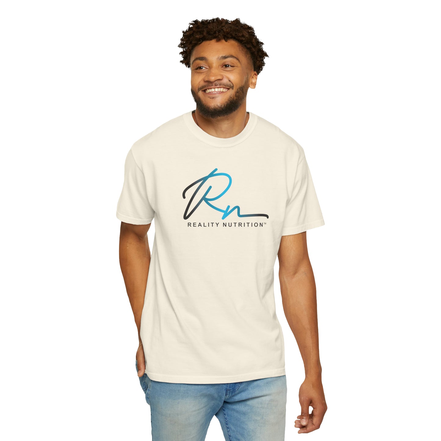 Unisex Garment-Dyed T-shirt with Reality Nutrition Logo