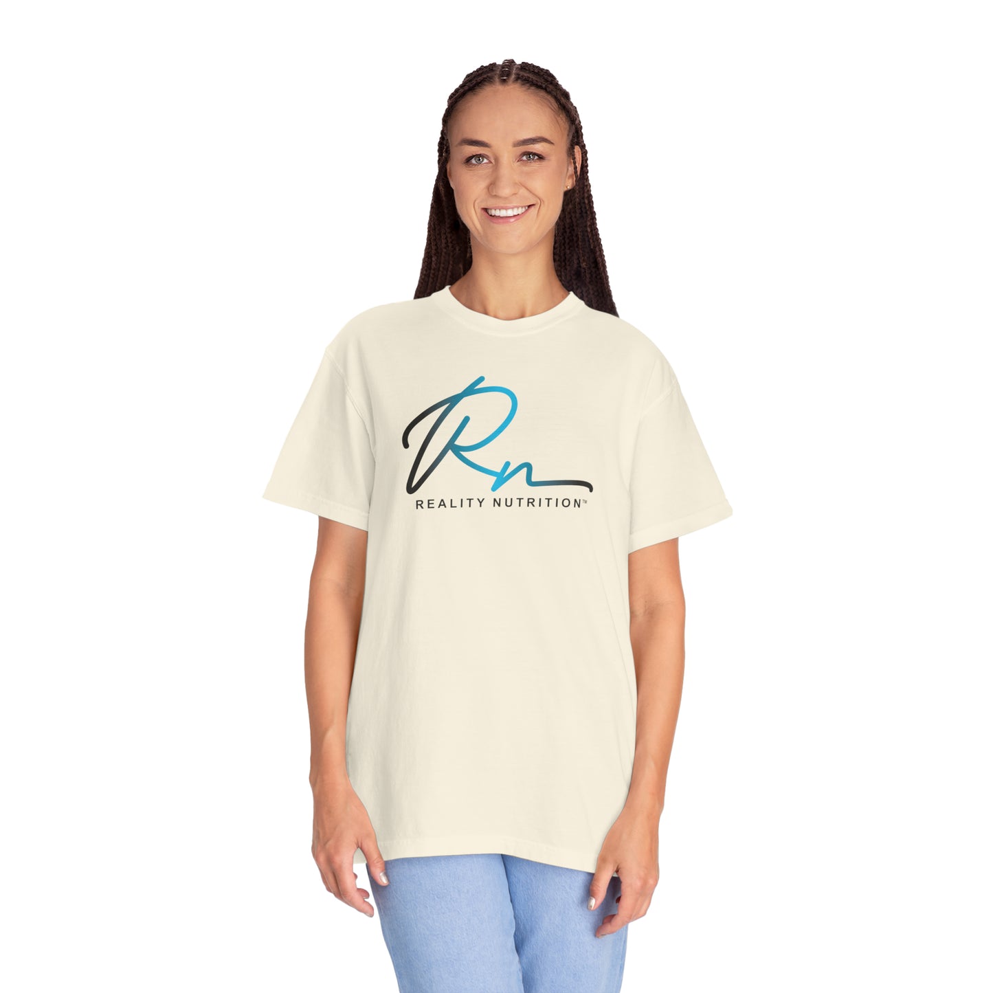 Unisex Garment-Dyed T-shirt with Reality Nutrition Logo