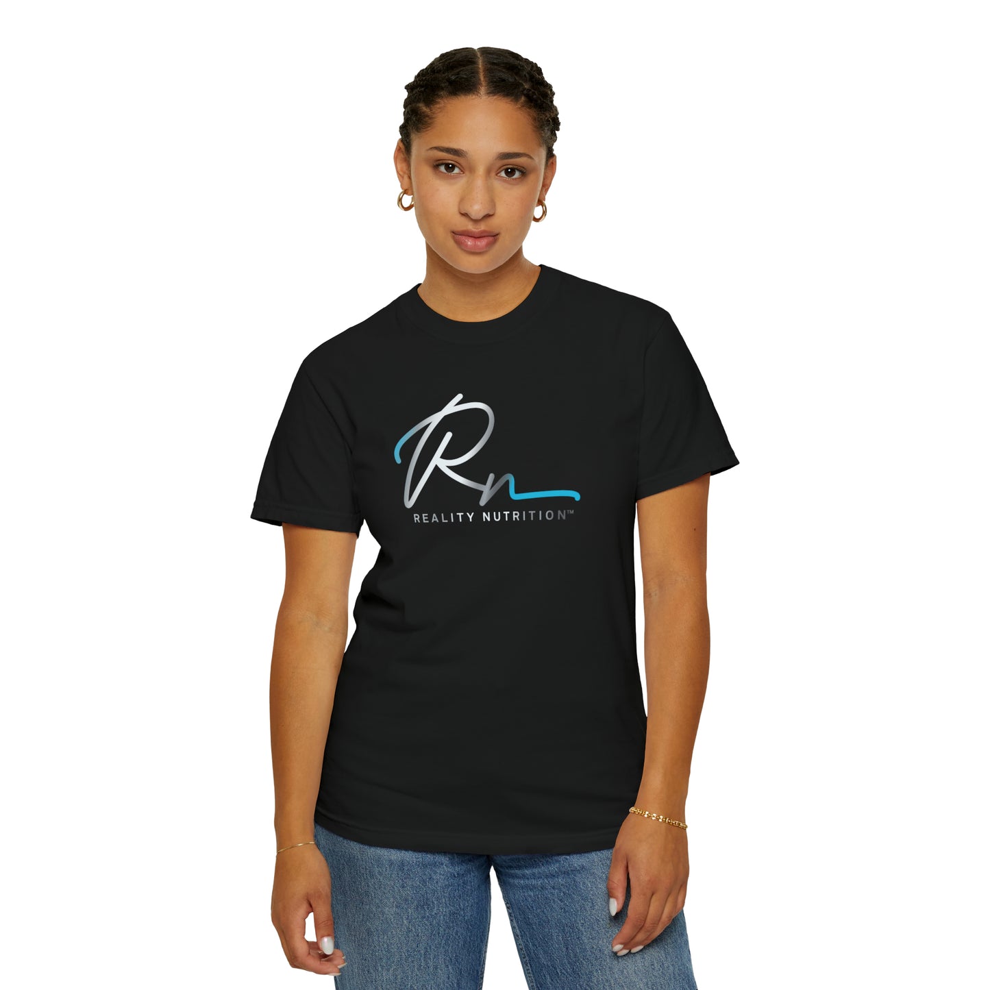 Unisex Garment-Dyed T-shirt with Reality Nutrition Logo