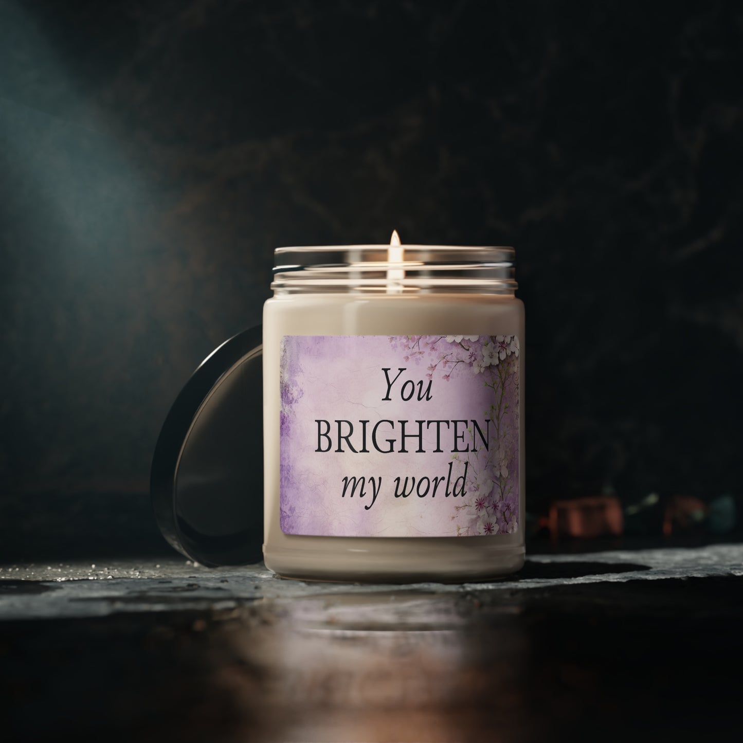 You Brighten My World Scented Soy Candle, 5 scents, 9 oz.