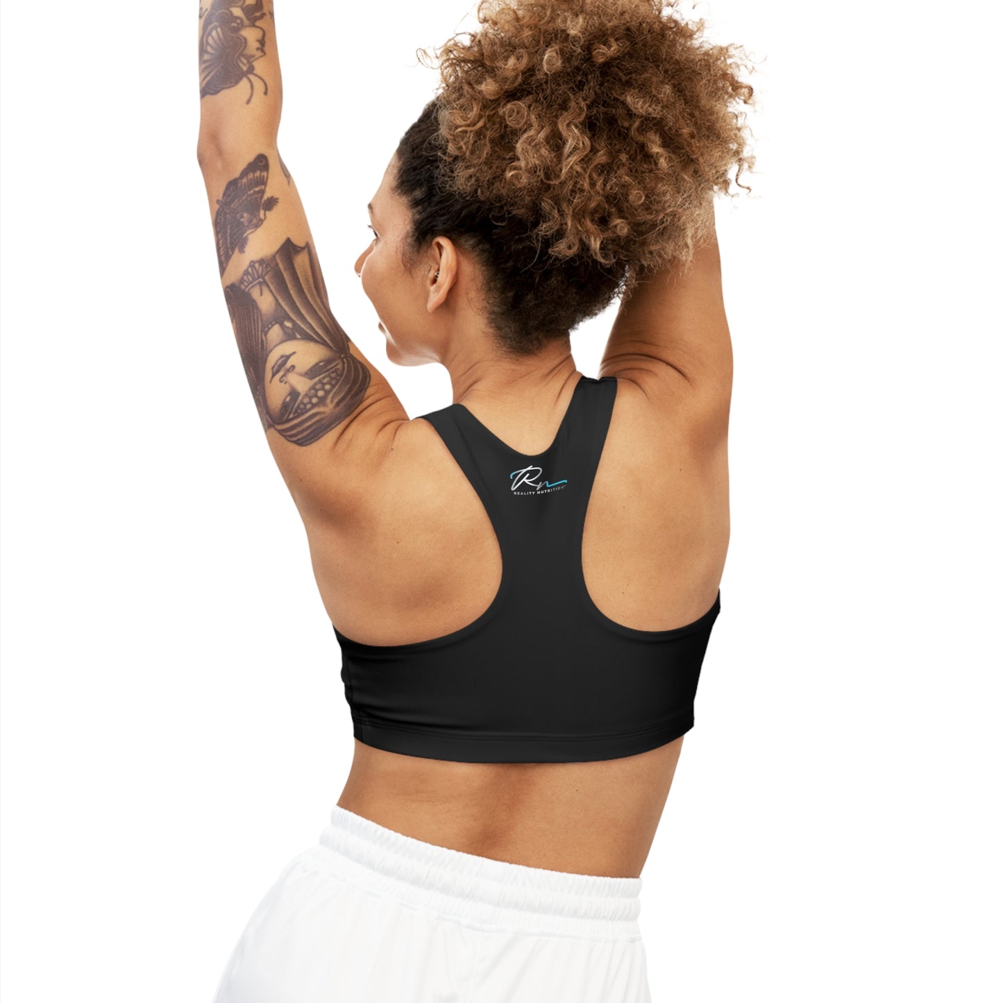 Seamless Sports Bra with Reality Nutrition Logo