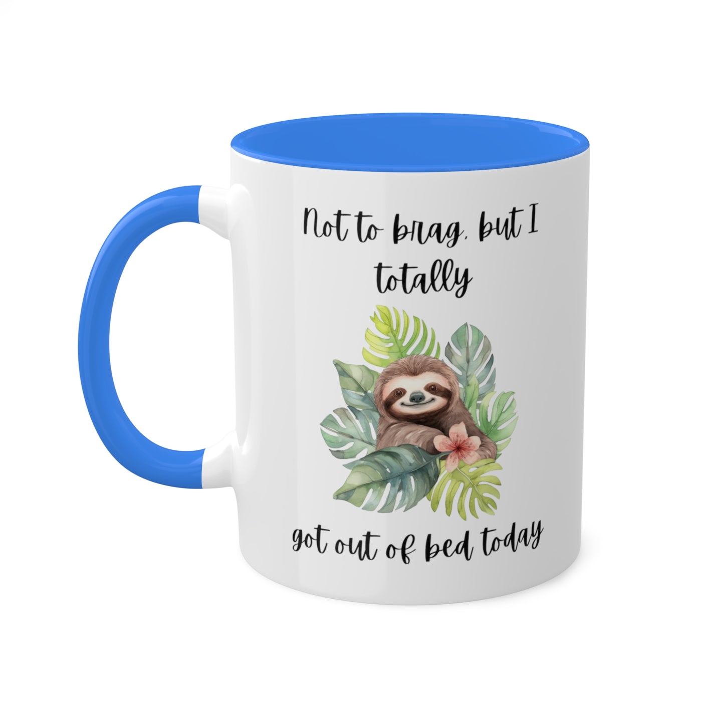 Cute Sloth Mug, 11oz, 12 color choices