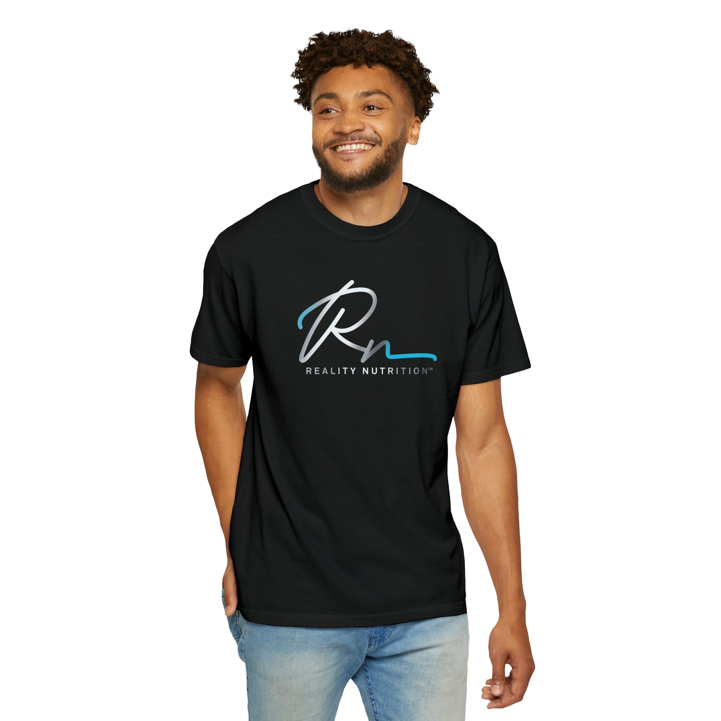 Unisex Garment-Dyed T-shirt with Reality Nutrition Logo