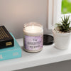 You Brighten My World Scented Soy Candle, 5 scents, 9 oz.