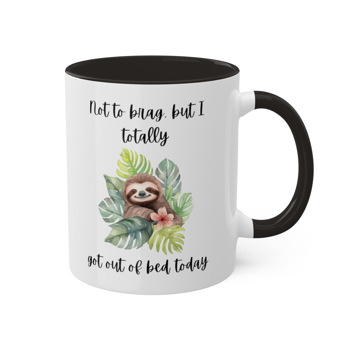 Cute Sloth Mug, 11oz, 12 color choices