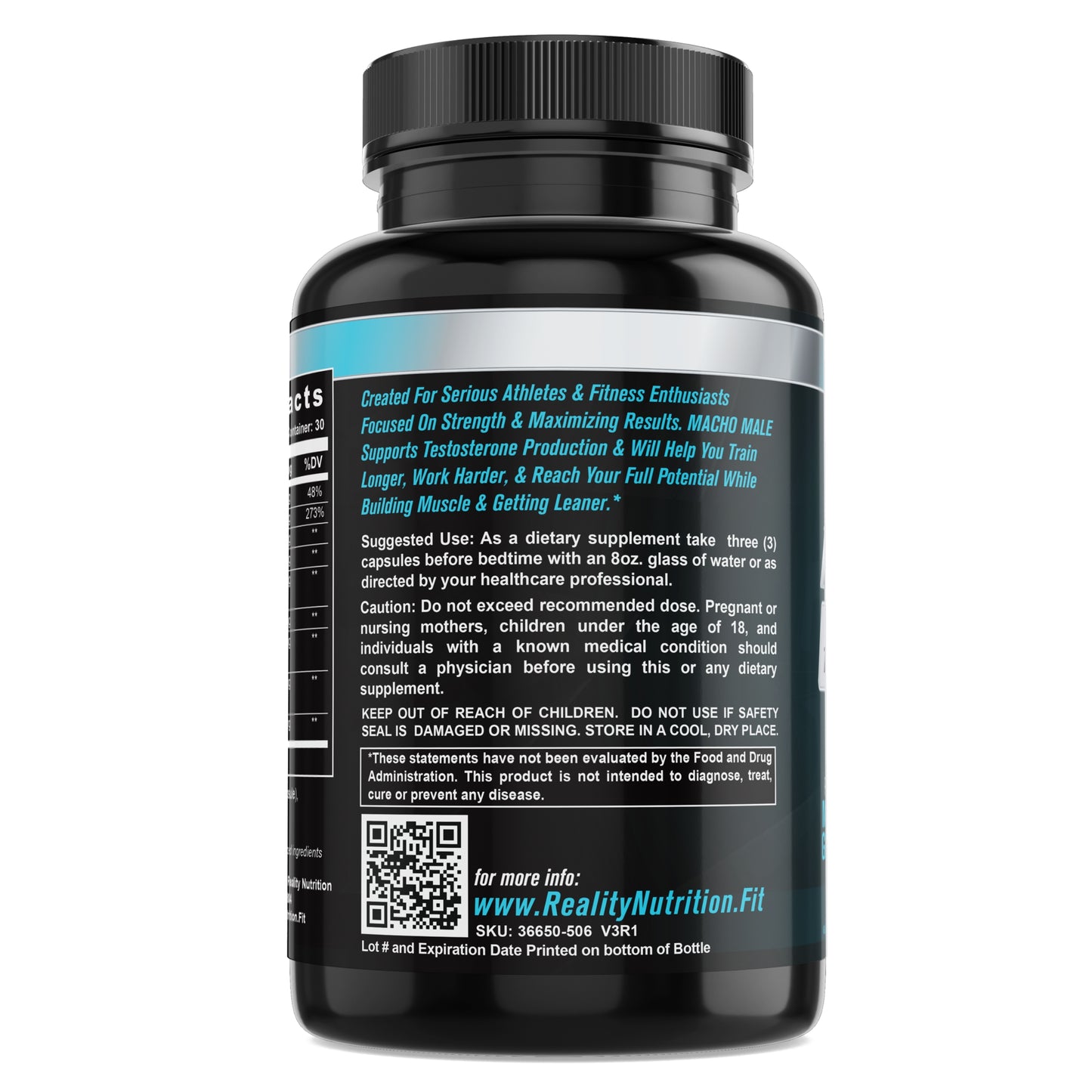 MACHO MALE Natural Testosterone Support