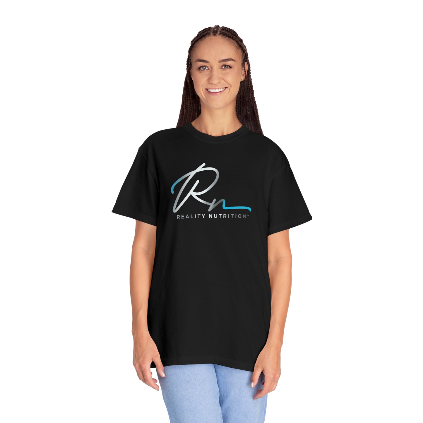 Unisex Garment-Dyed T-shirt with Reality Nutrition Logo