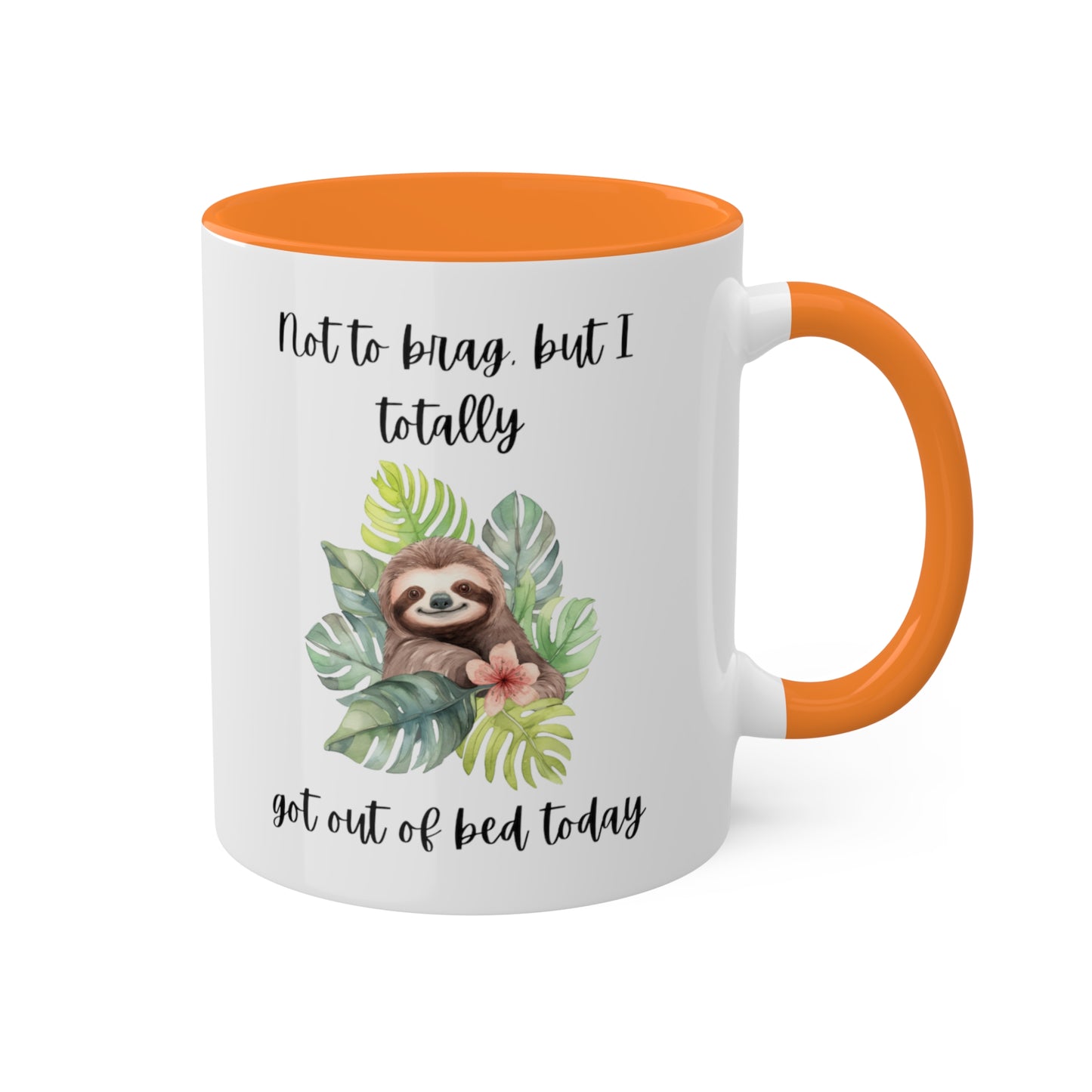 Cute Sloth Mug, 11oz, 12 color choices