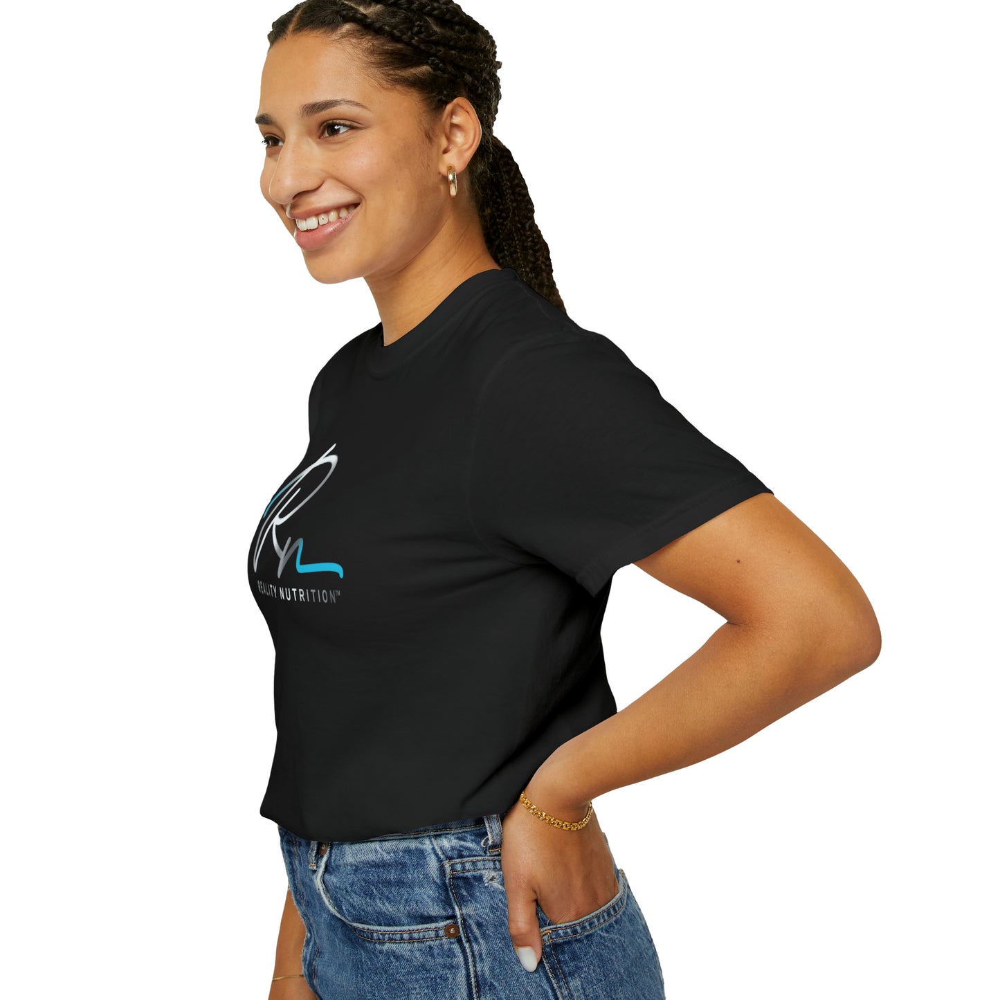 Unisex Garment-Dyed T-shirt with Reality Nutrition Logo