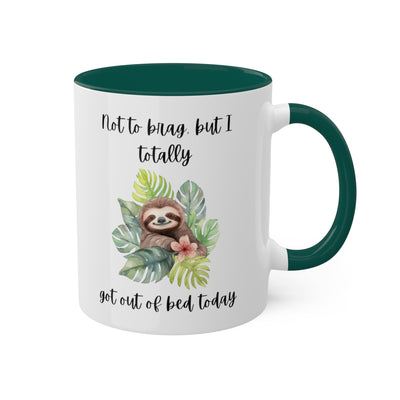 Cute Sloth Mug, 11oz, 12 color choices