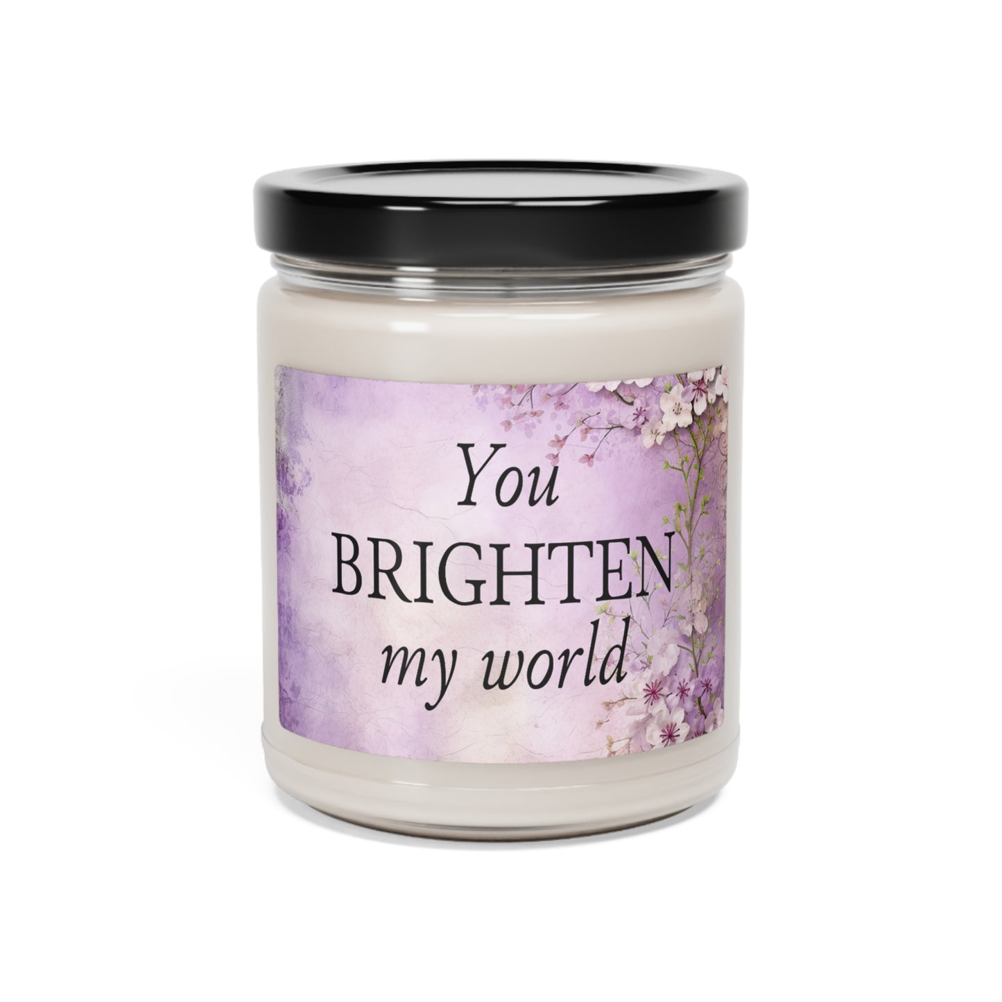 You Brighten My World Scented Soy Candle, 5 scents, 9 oz.