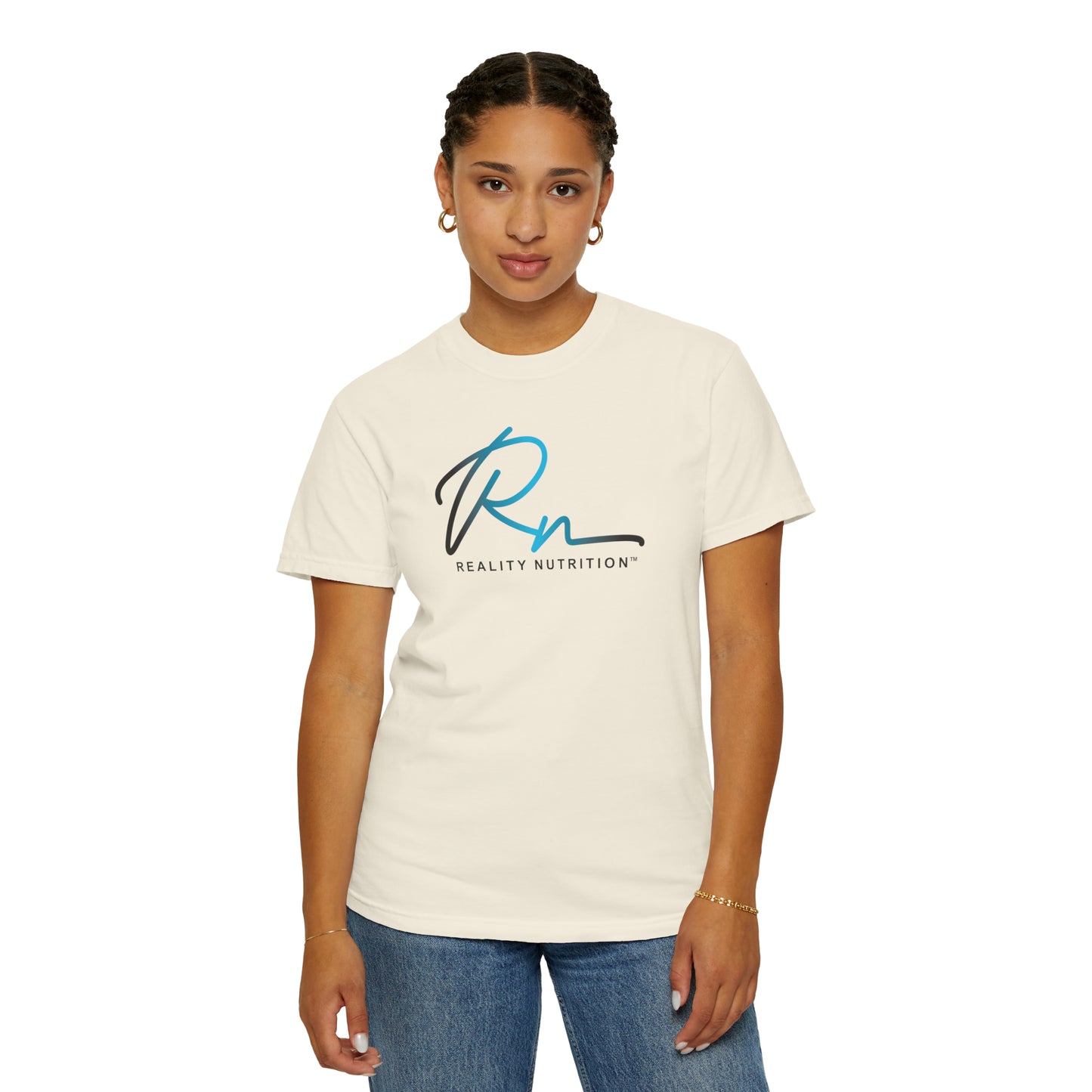 Unisex Garment-Dyed T-shirt with Reality Nutrition Logo