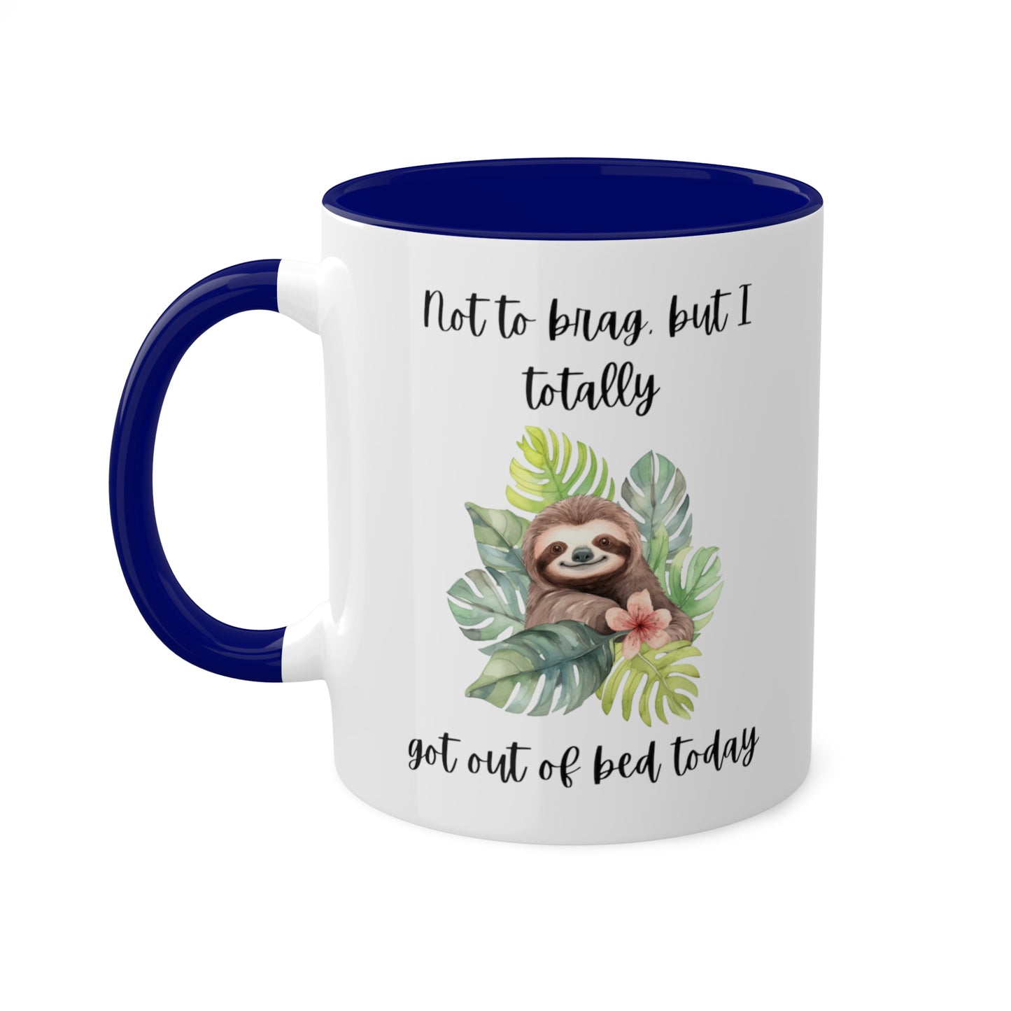 Cute Sloth Mug, 11oz, 12 color choices