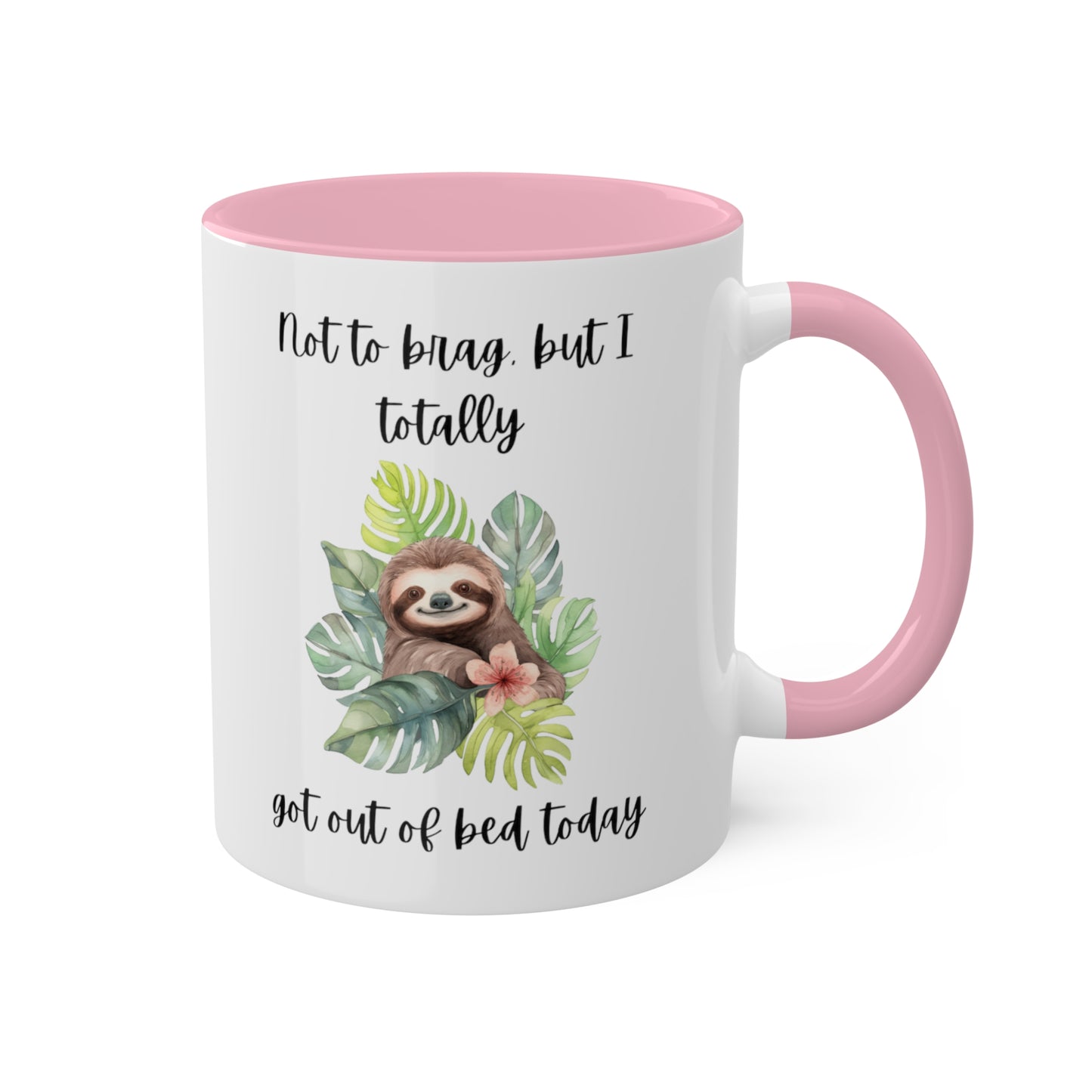 Cute Sloth Mug, 11oz, 12 color choices