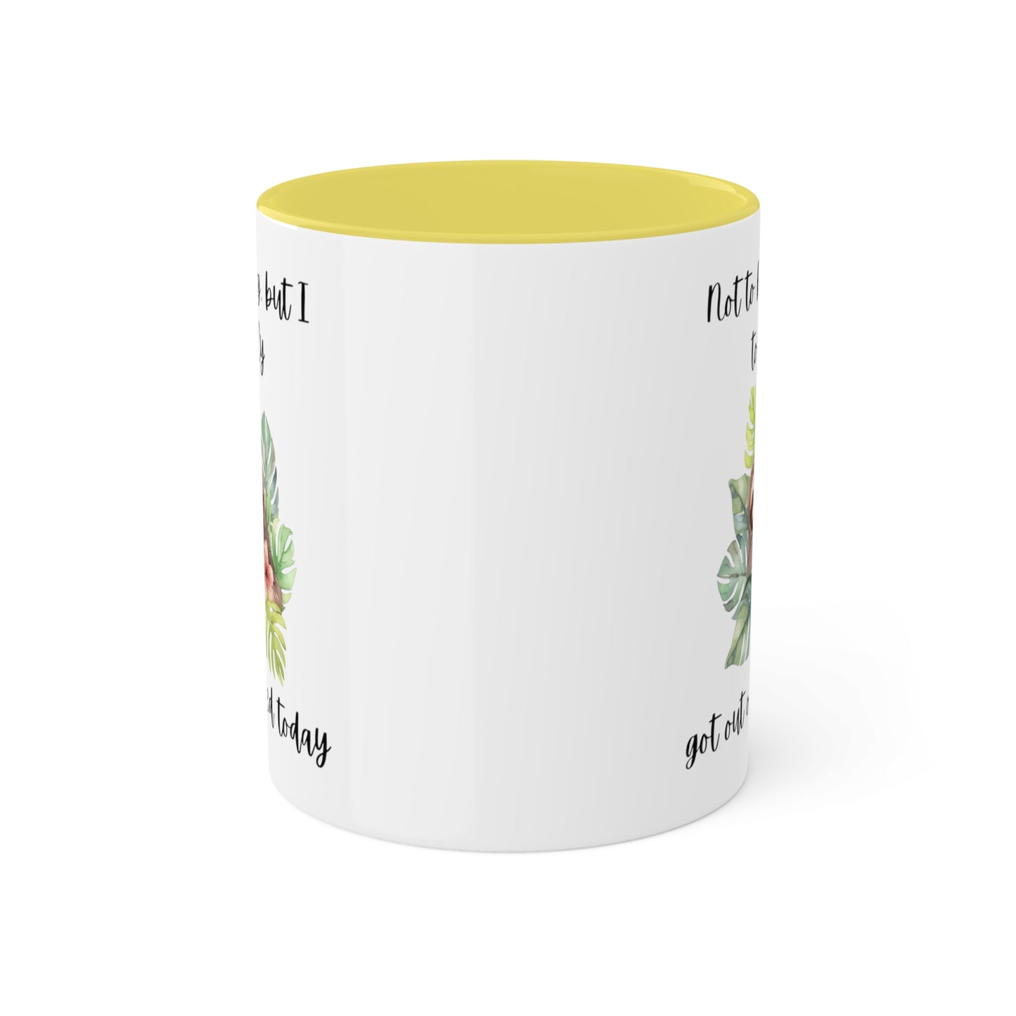 Cute Sloth Mug, 11oz, 12 color choices