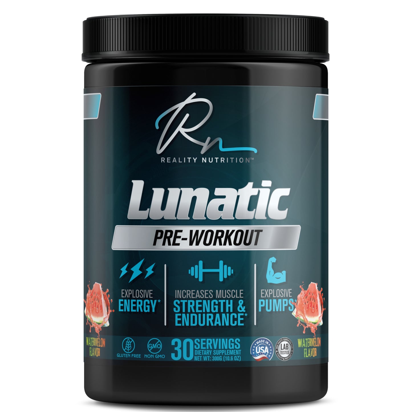 LUNATIC Pre-Workout - Watermelon Flavor