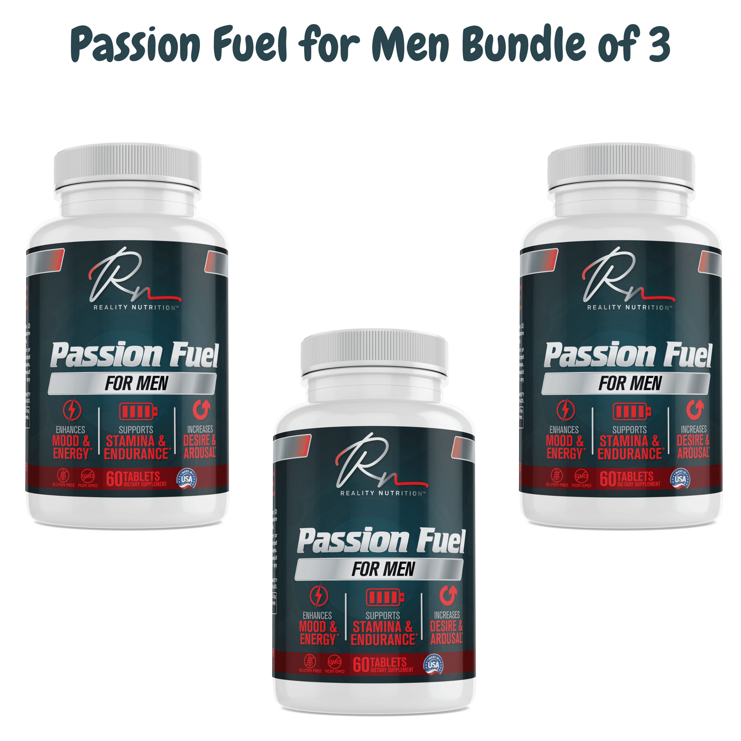 PASSION FUEL FOR MEN Combo Bundle - 3 Bottles