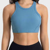Wide Strap Cropped Sport Tank
