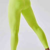 Wide Waistband Slim Fit Back Pocket Sports Leggings