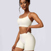 Sport Bra and Wide Waistband Shorts Set