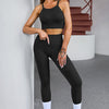 Tank Cropped Active Top and Pants Set