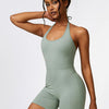 Halter Neck Sports Romper