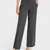 Wide Waistband Active Pants with Pockets