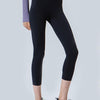 Wide Waistband Cropped Sports Leggings