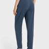 Drawstring Sport Pants with Pockets