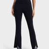 Wide Waistband Bootcut Sports Pants