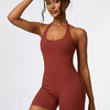 Halter Neck Sports Romper