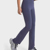 Wide Waistband Bootcut Sports Pants