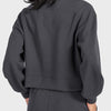 Round Neck Drop Shoulder Sports Top