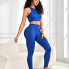 Round Neck Sport Tank and Leggings Set