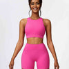 Cutout Cropped Sport Tank and Shorts Set