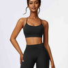 Sport Bra and Wide Waistband Shorts Set