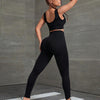Ruched Tank and Leggings Sport Set