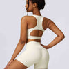 Cutout Cropped Sport Tank and Shorts Set