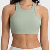 Wide Strap Cropped Sport Tank