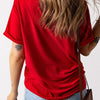 MERRY CHRISTMAS Round Neck Short Sleeve T-Shirt