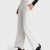 Wide Waistband Active Pants with Pockets