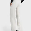 Wide Waistband Active Pants with Pockets