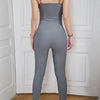 Spaghetti Strap Scoop Neck Sports Jumpsuit
