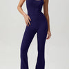 Square Neck Sleeveless Sports Jumpsuit