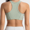 Wide Strap Cropped Sport Tank