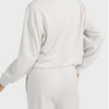 Round Neck Drop Shoulder Sports Top
