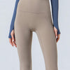 Wide Waistband Cropped Sports Leggings