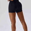 Wide Waistband Slim Fit Sports Shorts