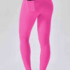 Wide Waistband Slim Fit Back Pocket Sports Leggings