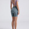Wide Waistband Sports Shorts